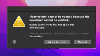 Cannot Be Opened Because The Developer Cannot Be Verified On macOS [upl. by Selena]