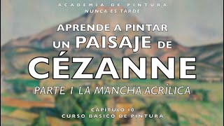 TUTORIAL PINTURA ACRÍLICA PAISAJE de CÉZANNE [upl. by Arnaud]