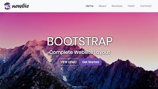 Responsive Bootstrap Website Start To Finish with Bootstrap 4 HTML5 amp CSS3 [upl. by Akkina]