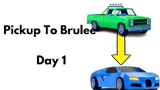 Pickup truck to BRULEE in JailBreak day 1 [upl. by Braswell]