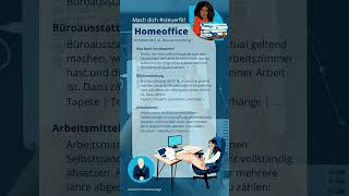 homeoffice  Was kann man absetzen steuerfit [upl. by Hartzke]