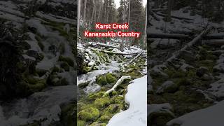 Karst Creek Kananaskis Country Alberta [upl. by Kamilah654]