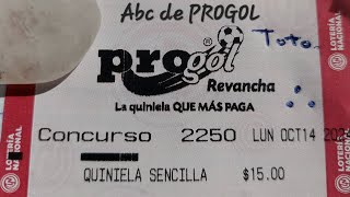 PROGOL 2250 SUSCRIBETE y Únete al grupo VIP del canal 🍀✨️ [upl. by Asselim]