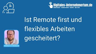 Ist Remote First und flexibles Arbeiten gescheitert SAP rudert ebenfalls zurück [upl. by Idnas]