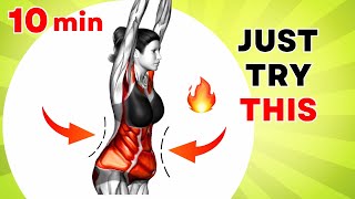 ➜10Min Standing Abs Workout to Flat Stomach l Do This Exercises to Lose 3 Inch of Waist in 10 Days [upl. by Kristan]