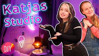 KATJAS STUDIO IST FERTIG STUDIO TOUR mit Katja amp Kathi [upl. by Hawthorn]