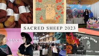 Sacred Sheep 2023  Wool Festival amp Travel Vlog [upl. by Aselehc]