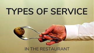 Types of services in the restaurant French American Russian restaurant service Waiter training [upl. by Emelun]