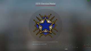 CSGO  2019 Service medal Tier 3 [upl. by Aronel]