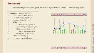 Effiziente Algorithmen 46 Pythons list sort amp Powersort [upl. by Kristof]