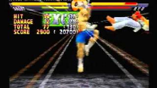 Street Fighter EX 2 Sagat Combo Exhibition [upl. by Marijane]