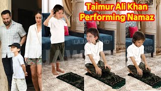 Taimur Ali Khan Performing Namaz in Roza [upl. by Raveaux]