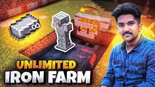 We Made Easiest IRON FARM In Minecraft😍🔥 Minecraft MALAYALAM [upl. by Aihsoj]