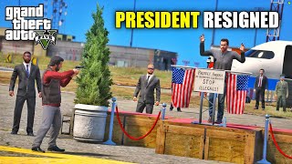 GTA 5  PRESIDENT RESIGNED FROM HIS POST  BB GAMING [upl. by Tiphane]