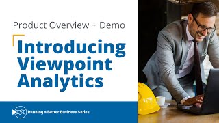 VIEWPOINT ANALYTICS  Trimble Viewpoint  Construction Data Insights Mobile Access [upl. by Boutis]