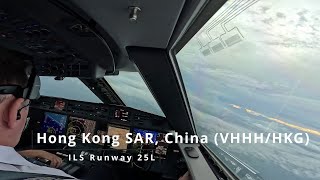 Landing Hong Kong SAR China VHHHHKG  Gulfstream G650 [upl. by Caitlin518]