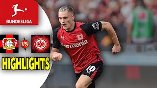 Bayer Leverkusen triumphiert 21 gegen Eintracht Frankfurt  Spieltag 7 [upl. by Ettolrahc]