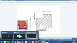 EXERCICE N°4 Comment faire le Perçage dune Pièce Mécanique élémentaire Sur AutoCAD pour débutant [upl. by Vanhook]