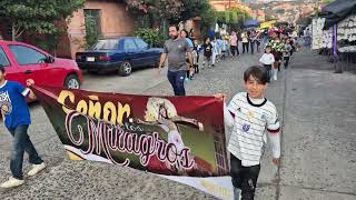 Tangamandapio Procesión al Señor de los Milagros por los Deportistas [upl. by Dronel]