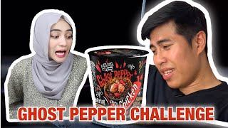 8 MAMEE GHOST PEPPER CHALLENGE with Asyraf Mazlan ft Natasya Nazreen [upl. by Nogem]