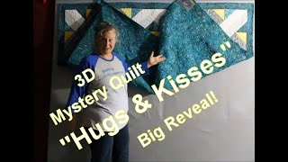 3D Mystery Big Reveal quotHugs amp Kisses Quiltquot [upl. by Nomelihp977]