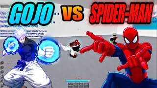 Jujutsu Shenanigans SpiderMan Vs Gojo Not Even Kidding [upl. by Ettennaj]