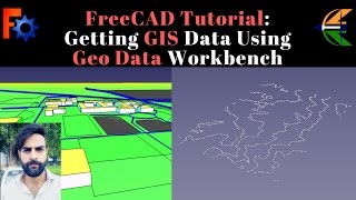 FreeCAD Tutorial Getting GIS Data Using Geo Data Workbench [upl. by Aitnuahs]