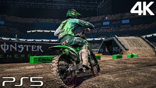 Monster Energy Supercross 5  PS5™ Gameplay 4K [upl. by Ariahay373]