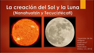 La creación del Sol y la Luna  Nanahuatzin y Tecuciztécatl  Mitos y leyenda prehispánicos [upl. by Aelgna991]