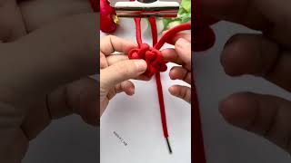 How to tie a sweater rope knot rope braiding skills sharing sweater rope knotting fancy knott [upl. by Rocca]