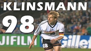 Jürgen Klinsmann in the 1998 FIFA World Cup  France [upl. by Baxter]