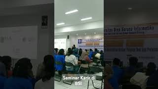 Seminar Karir IT di BSI [upl. by Ameen136]