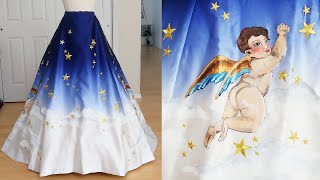 Making a Charles Worth Peacock Gown  Part One [upl. by Suravart]