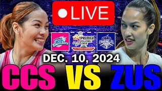 CREAMLINE VS ZUS COFFEE 🔴LIVE NOW  DEC 10 2024  PVL ALL FILIPINO CONFERENCE 2024 [upl. by Glennis]