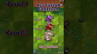 3 Levels of Godzilla Plant Fusion  Fusion Version 215 pvzfusion pvz plantsvszombies pvzmemes [upl. by Atikal764]