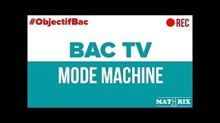 BAC TV  On Corrige des Annales de Maths S  21 [upl. by Ayouqes57]