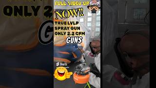 WOW 😲 The perfect LVLP spray gun to use with a micro air compressor video link in description [upl. by Adis]