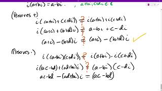 Section 31 Homomorphisms Complex Conjugation is an Automorphism [upl. by Nidraj]