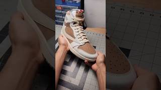 Custom Travis Scott Jordan 1 High Reverse Mocha [upl. by Ynaffit887]