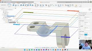 Fusion 360  3 axis CAM Tutorial Bracket Op 1 [upl. by Keeley923]