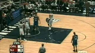 Tracy McGrady tripledouble46pts10reb13ast vs Nets 02232003 [upl. by Dripps]