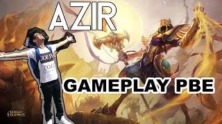 AZIR GAMEPLAY FR NOUVEAU CHAMPION LEAGUE OF LEGENDS PAR LRB [upl. by Nirek]