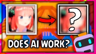 CAN AI IMPROVE PRINTED ART IN ROBLOX STARVING ARTISTS [upl. by Ekenna61]