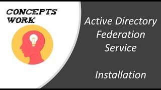 ADFS  Active Directory Federation Service  Installation  2023 [upl. by Nylirehs]