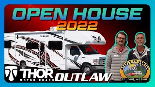 NEW FLOORPLAN Open House 2022  Thor Motor Coach Outlaw Class C Toy Hauler 29T [upl. by Furlani450]