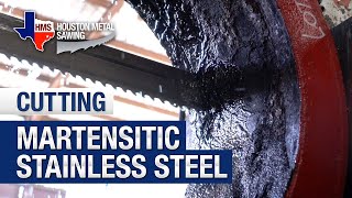 Precision Cutting Martensitic Stainless Steel  Houston Metal Sawing [upl. by Radferd]