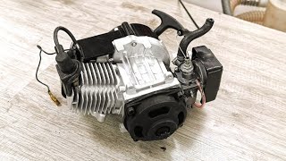 Rebuild 49cc Engine From Pocket Bike  Mini ATV [upl. by Assenov]