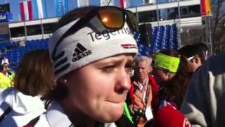 Alpin Interview mit Viktoria Rebensburg 02032012 [upl. by Oigimer244]