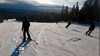 Romme Syd och Esset röd och blå  Sweden Skiing [upl. by Ilene648]