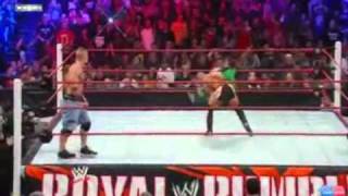 Hornswoggle Moments at Royal Rumble 2011 Part 1 [upl. by Meesak]